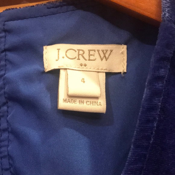 J. Crew velvet tank. Size 4 - Picture 2 of 3